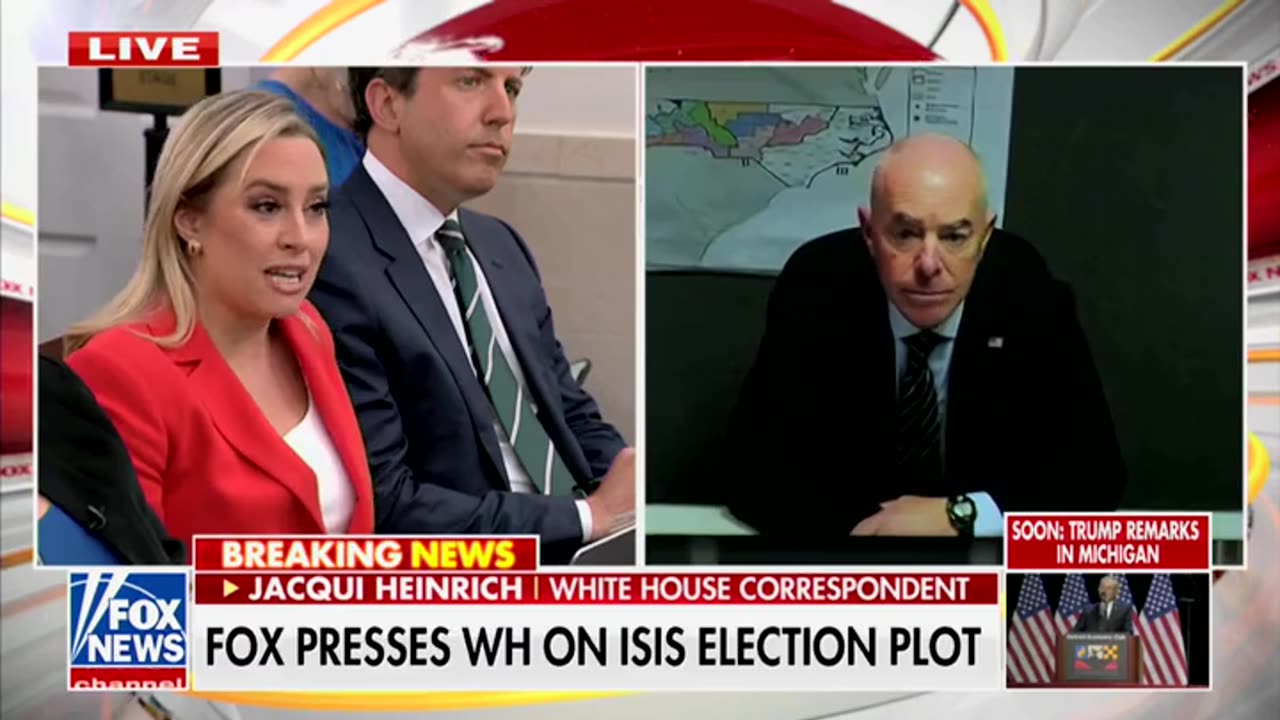 Fox News Reporter Presses Mayorkas About Afghan Arrested Over Election Day Plot