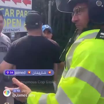 Anti White Pig - "We're not against you [Muslims]. We're here to protect you."