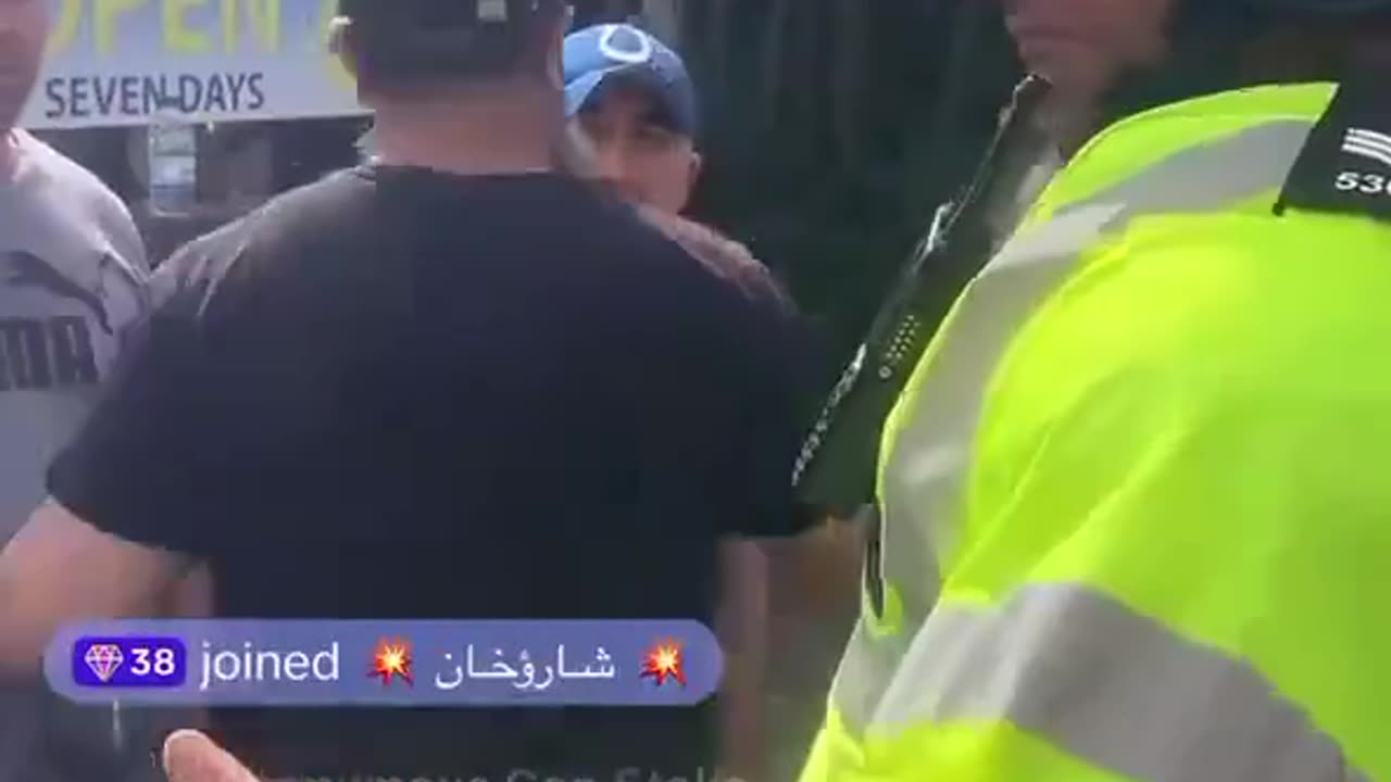 Anti White Pig - "We're not against you [Muslims]. We're here to protect you."