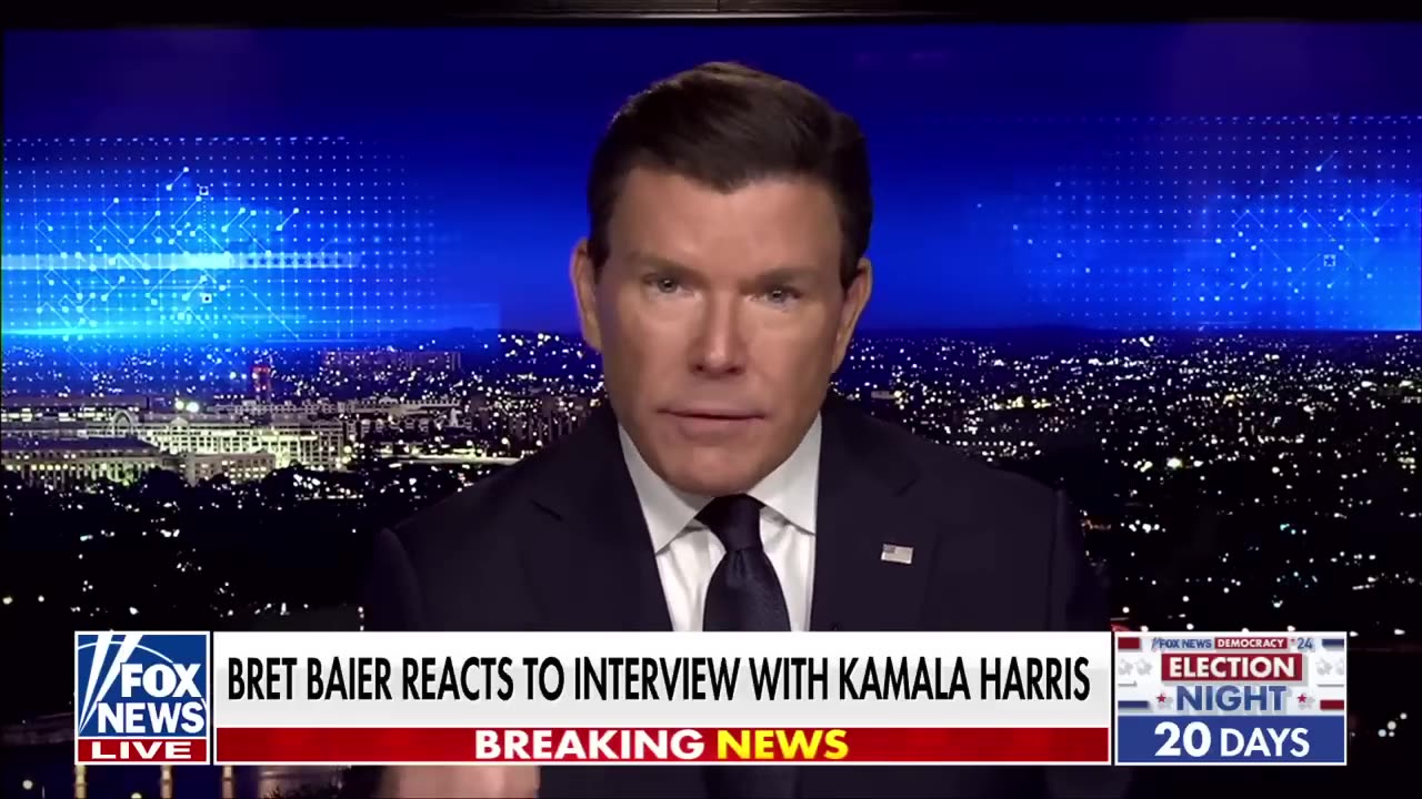 Bret Baier unveils inside look into Kamala Harris interview