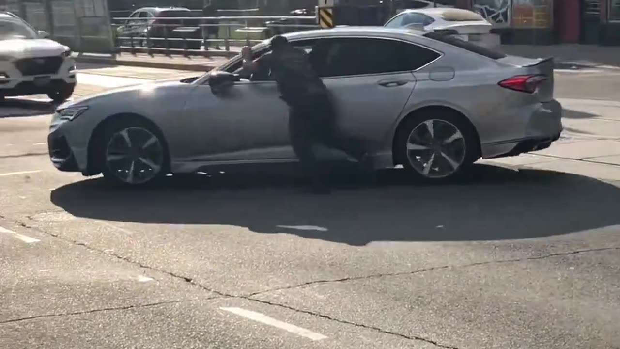 Toronto road rage after an alleged hit-and-run