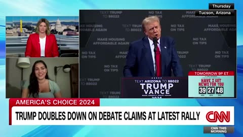 Trump supporters tell reporter why they left his rally early