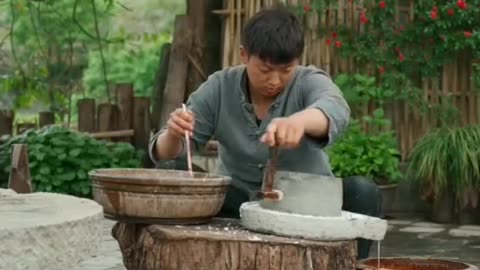 Traditional way of making FOUNDATION.