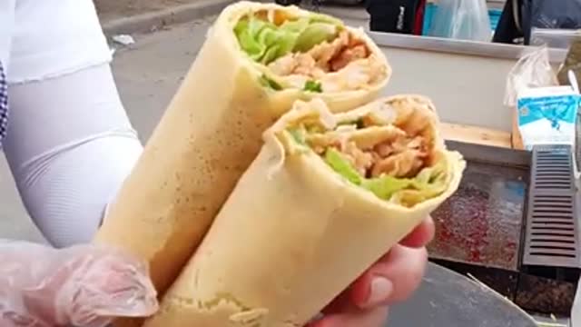 Asian street food 煎饼