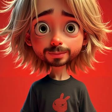 Experience Kurt Cobain in Pixar Style