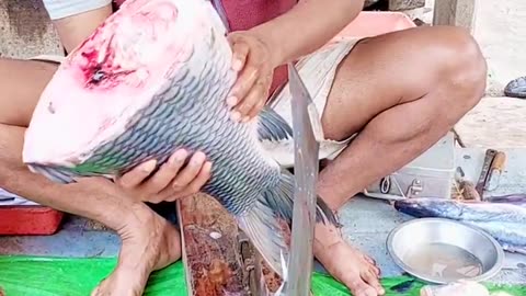 Kata pona fish cutting....