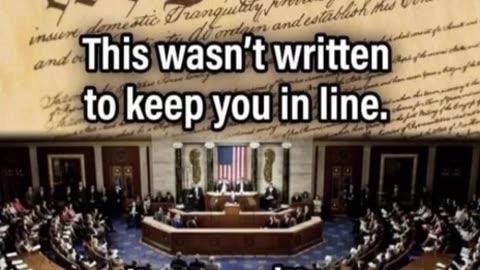 It was written to keep them in line, not we the people