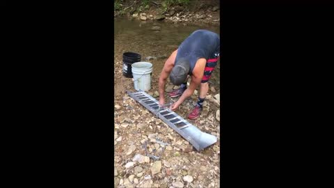 Gold Sluice Field Test