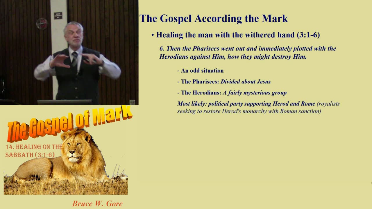 14. The Man with the Withered Hand (Mark 3:1-6)