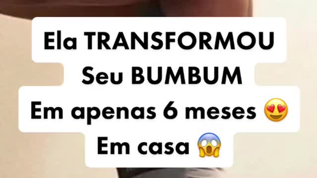 🤩Bumbum enorme nunca foi tão fácil