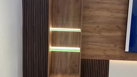 Wood design for tv