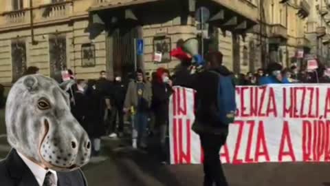 Torino, studenti in marcia contro governo, Conte e Azzolina