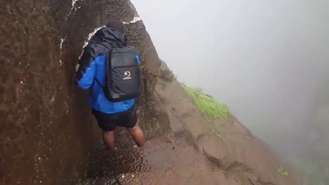 Trekking during the monsoon is scary and dangerous.