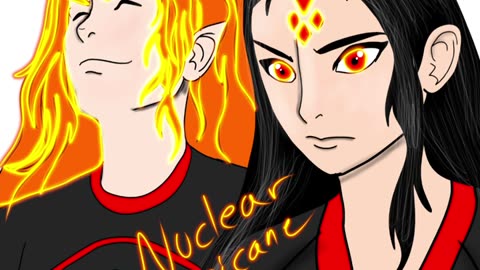 Drawing sauron and nuclear hurricane