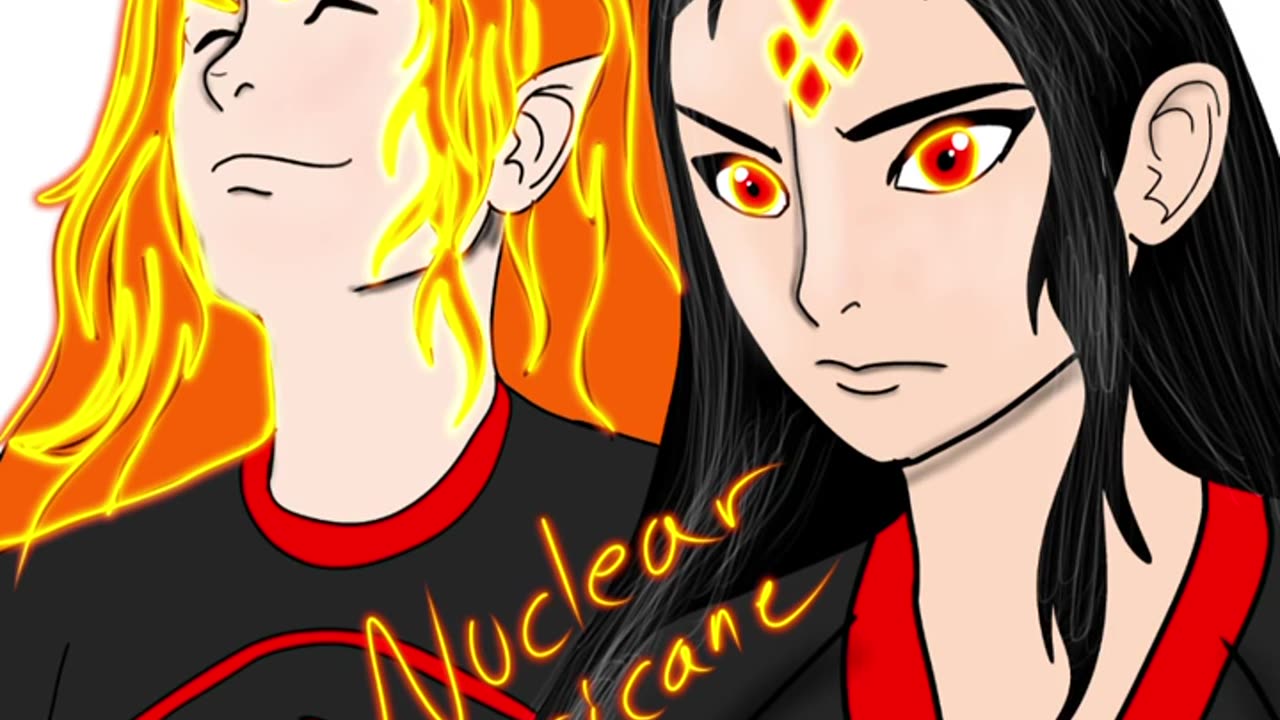 Drawing sauron and nuclear hurricane