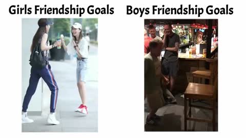girls vs boys friendship goals