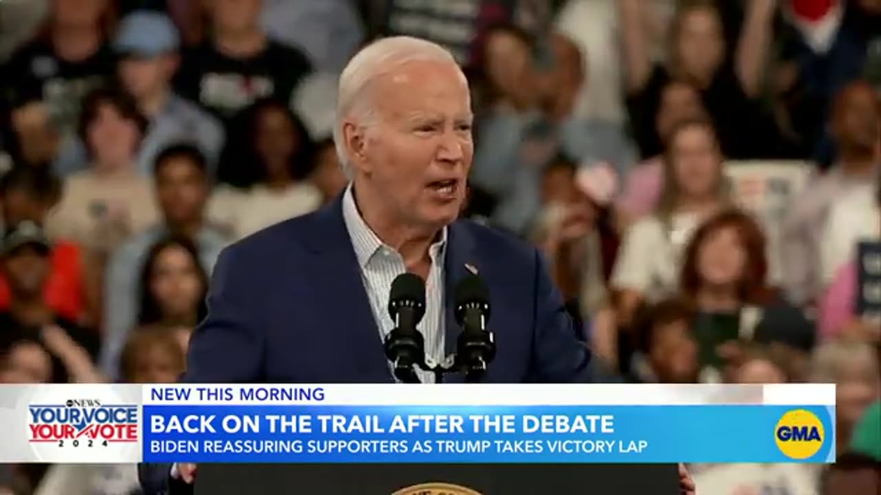 President Biden back on campaign trail after debate ABC LIVE