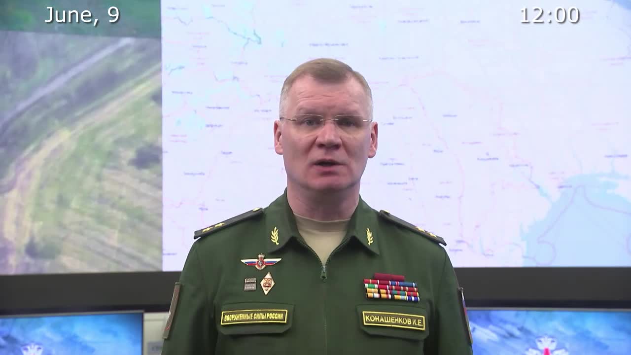 Briefing by Russian Defence Ministry, (June 9, 2022)