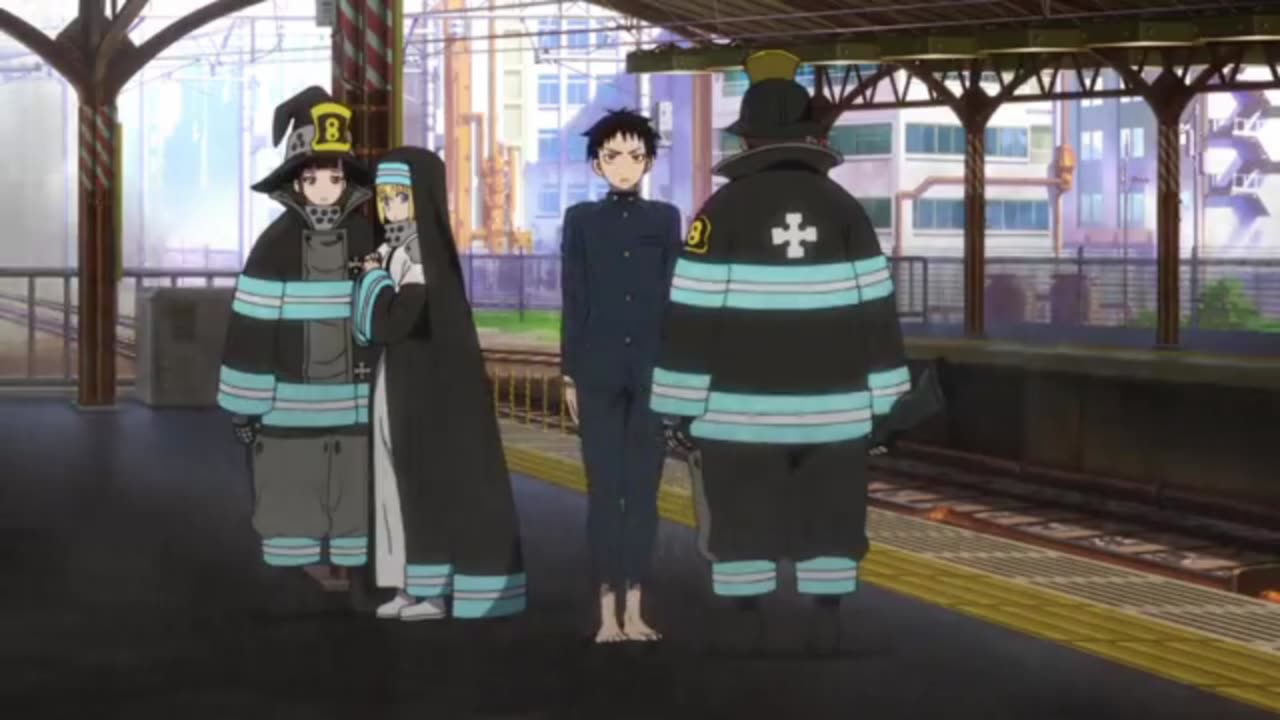 FIRE FORCE - SHINRA'S INTRODUCTION TO COMPANY 8 #anime #animeedits #fireforce #shinra