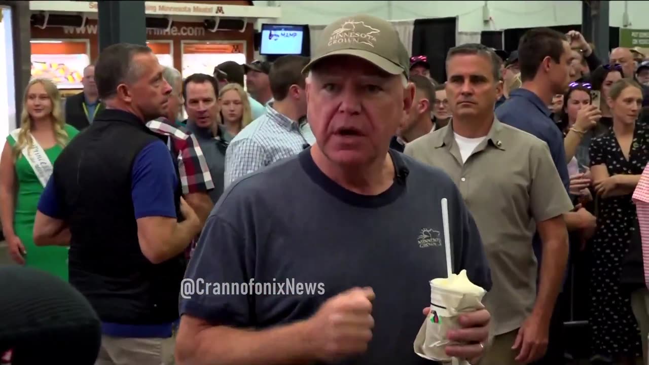 Tim Walz freezes when asked about the 6 dead hostages found in Gaza