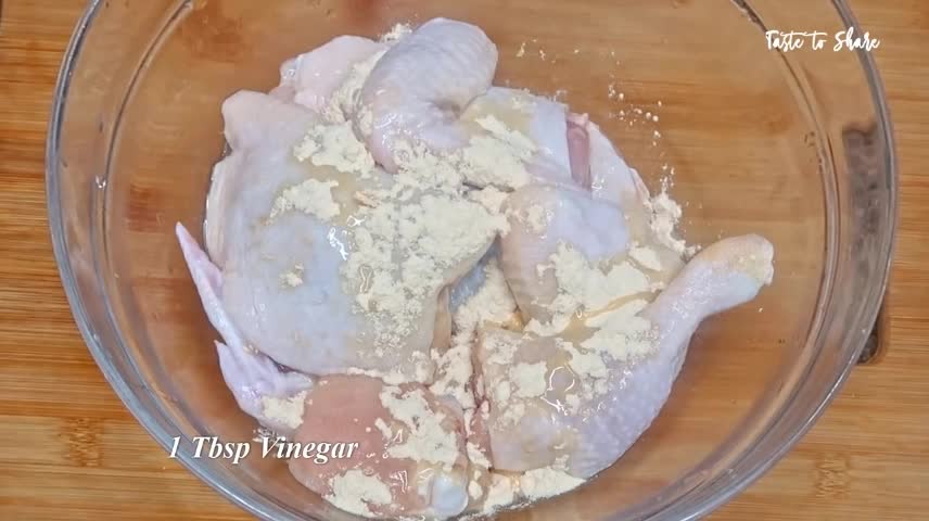 Marinate The Chicken Legs And Wings Soaked In Brine