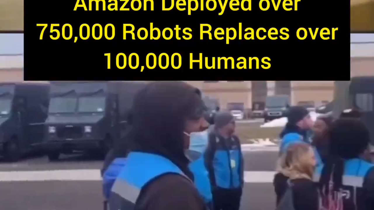 Amazon has deployed over 750,000 robots to replace over 100,000 humans.