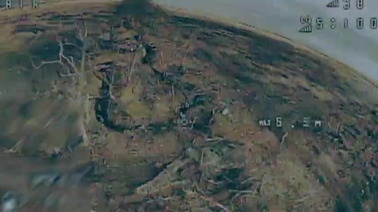 Amazing Footage of Drone Strikes on Russian Trenches