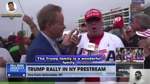 Man At Trump Rally Shares Jaw-Dropping Story About Trump's Father