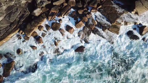 Ocean Stock Footage Drone Aerial View Creative Commons