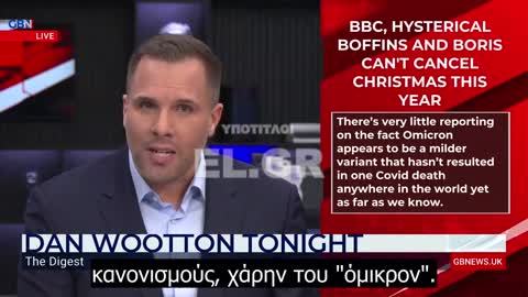 Ο Dan Wootton χτυπά την κυβέρνηση για πιθανούς περιορισμούς Χριστουγέννων