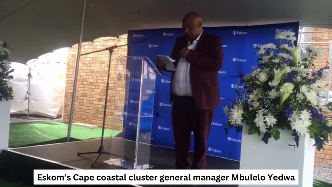 Eskom unveils De Novo substation