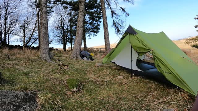 Clearing down the inside of the Lanshan 2. Teignhead from. Dartmoor..Speedlapse. GoPro.