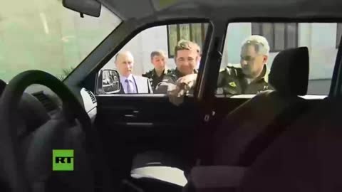 Putin and his generals locked out of the car