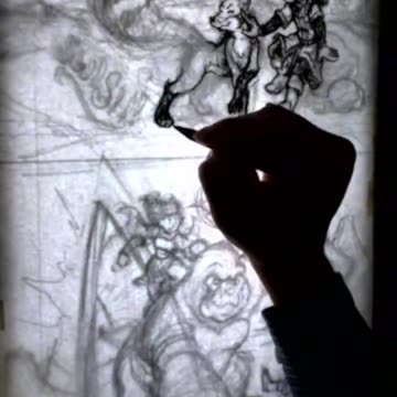 Charcoal Art for book 2 page 3