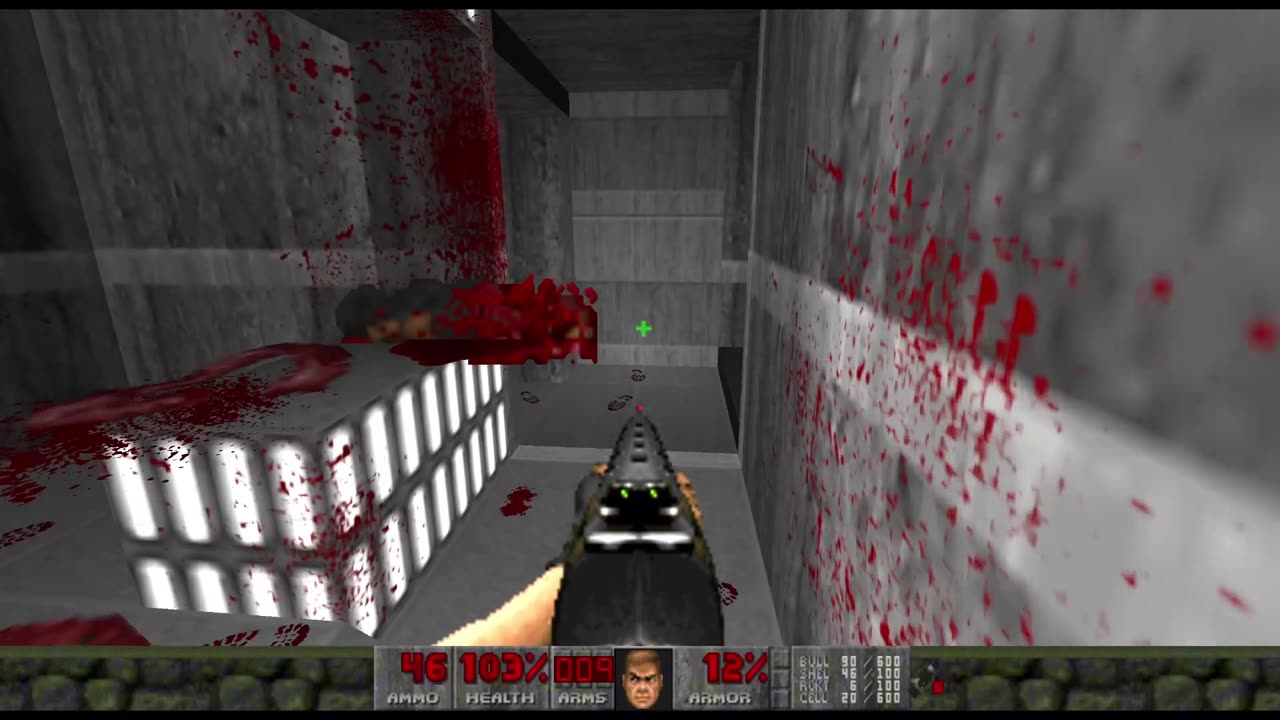 Brutal Doom - TNT: Evilution - Pistol Start - Hard Realism - Hanger (MAP05)