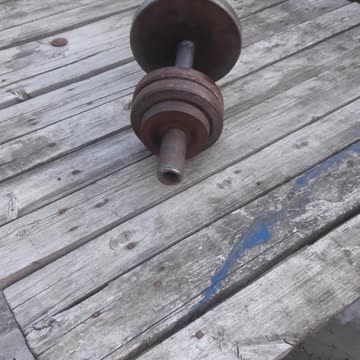 My dumbbells, weight 26 pounds