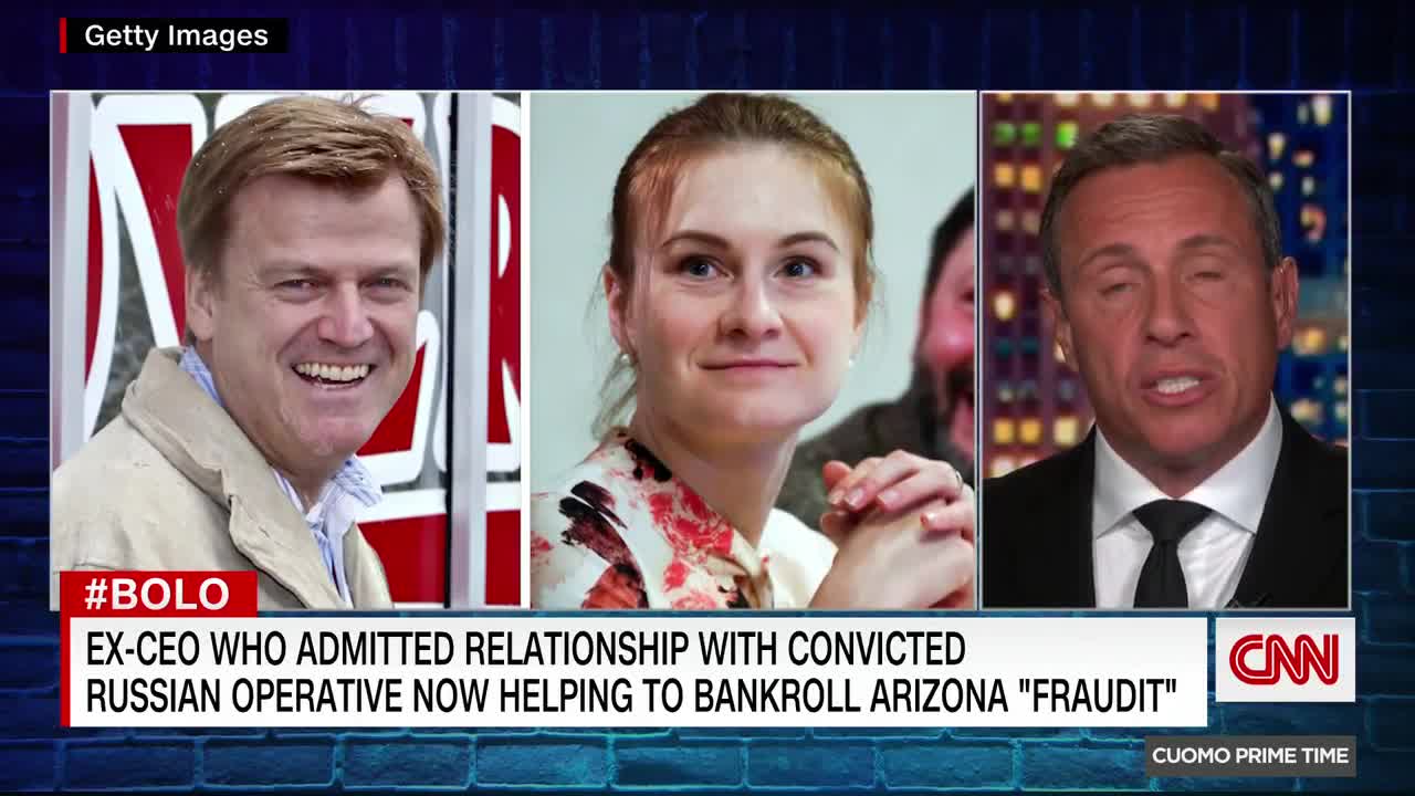 LOL - Chris Cuomo breaks down the "crazy train" behind the Arizona "fraudit"