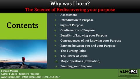 Why were you born?