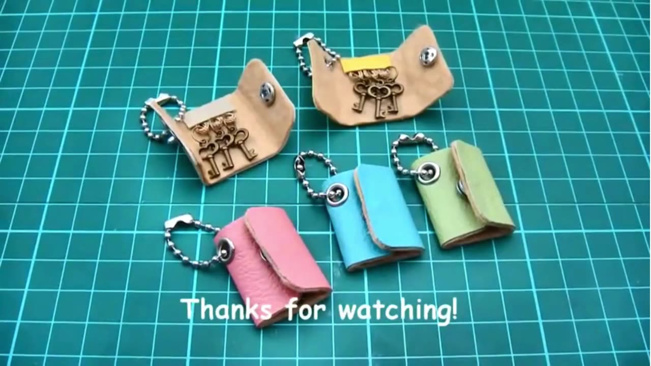 DIY Miniature Doll Mini Key Pouch Purse | Easy Craft Tutorial