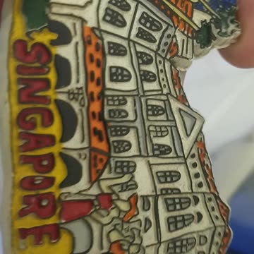 Singapore magnetic sticker