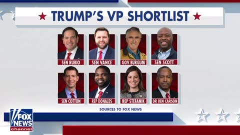 Sen J.D. Vance reacts to Trump's VP shortlist