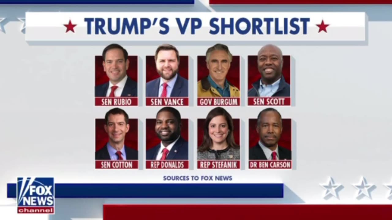 Sen J.D. Vance reacts to Trump's VP shortlist