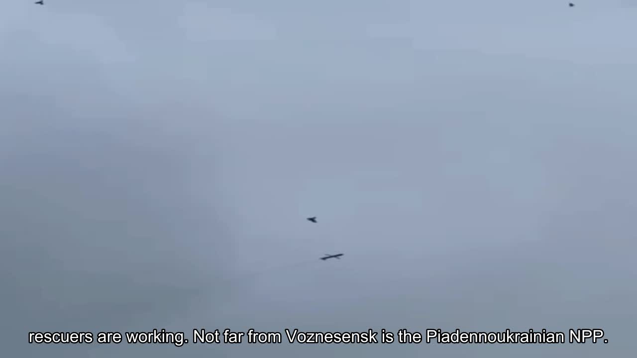 Revenge orcs. Voznesensk. The Russians fired a cruise missile over the city. According to prelimi
