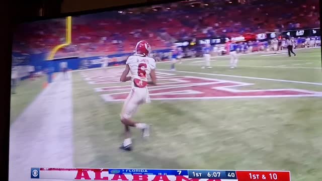 Bama 14 Florida 7
