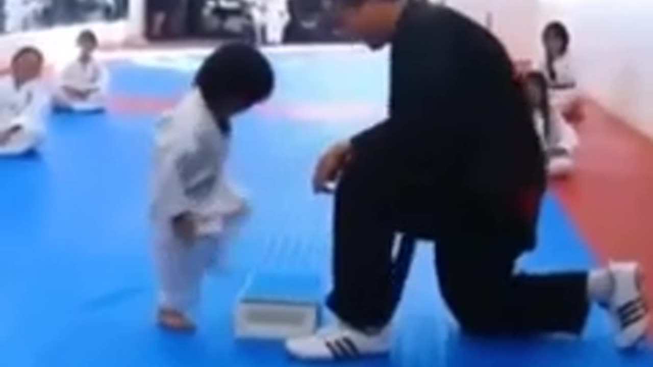 Funny Karate kid