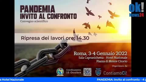 Pandemia: Invito al confronto (3) - convegno, Roma 3-4 gennaio 2022