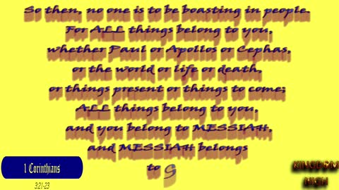 FREELY GIVEN ALL THINGS