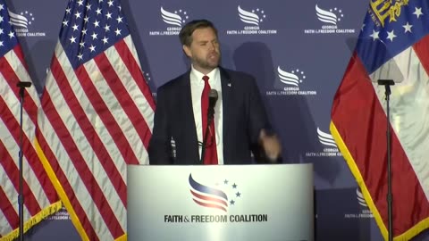 JD Vance makes remarks Faith & Freedom Dinner in Atlanta - September 16, 2024