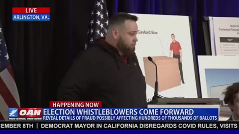 2020, A truck driver with cargo load of 288,000 COMPLETED ballots