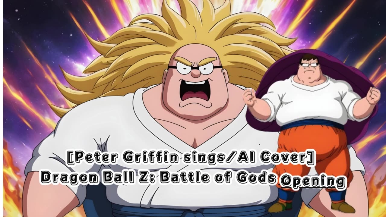 [Peter Griffin sings/AI Cover] Dragon Ball Z: Battle of Gods Opening FLOW - CHA- LA-HEAD-CHA-LA